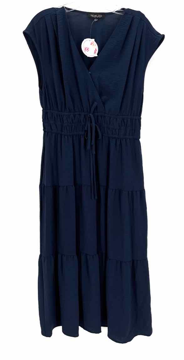 Size L RACHEL ZOE Navy Dress – Back by Popular Demand Consignment inc