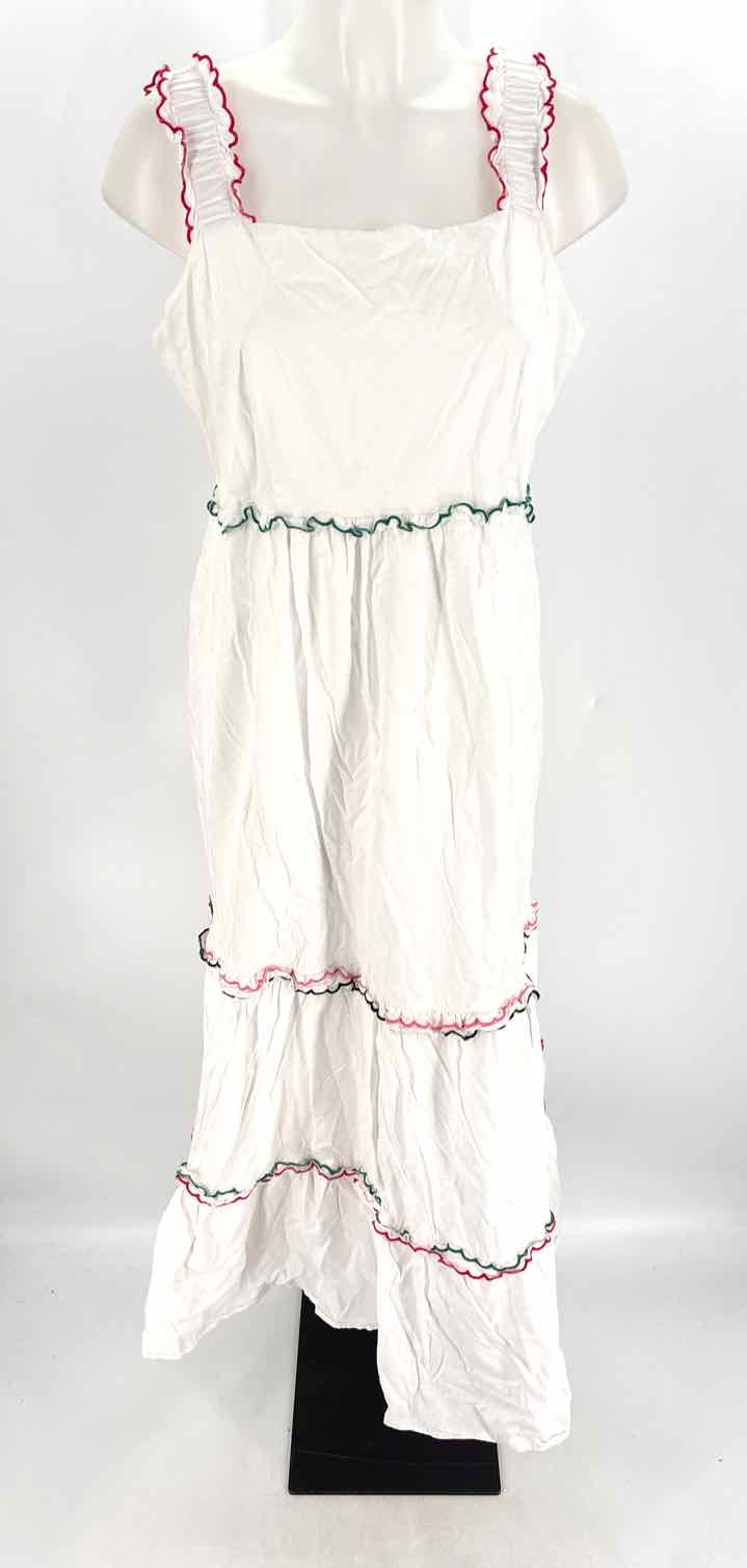loft white dress Size L Cotton – Back by Popular Demand Consignment inc One Pattern to Rule Theres nothing as fun U25A Color:Silver/Mauve