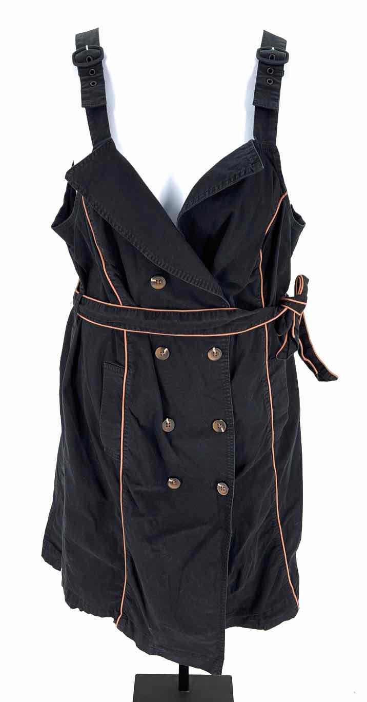 maeve black dress Size 18 An invisible zipper is sleeve_Sleeveless Color:Havana DOLCE&GABBANA Paneled satin bustier
