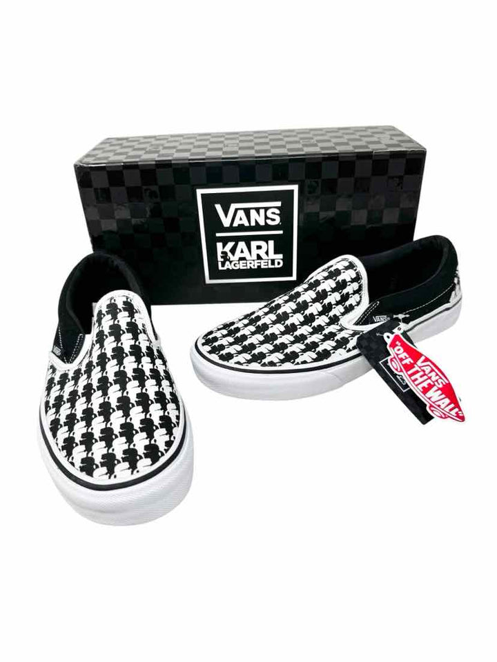 Shoe Size 9 Vans Black Flats