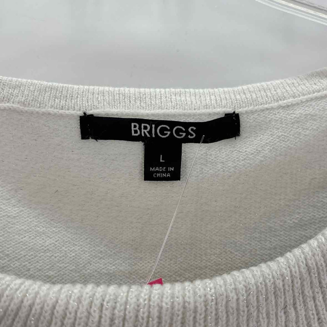 Size L Cream Knit Sweater