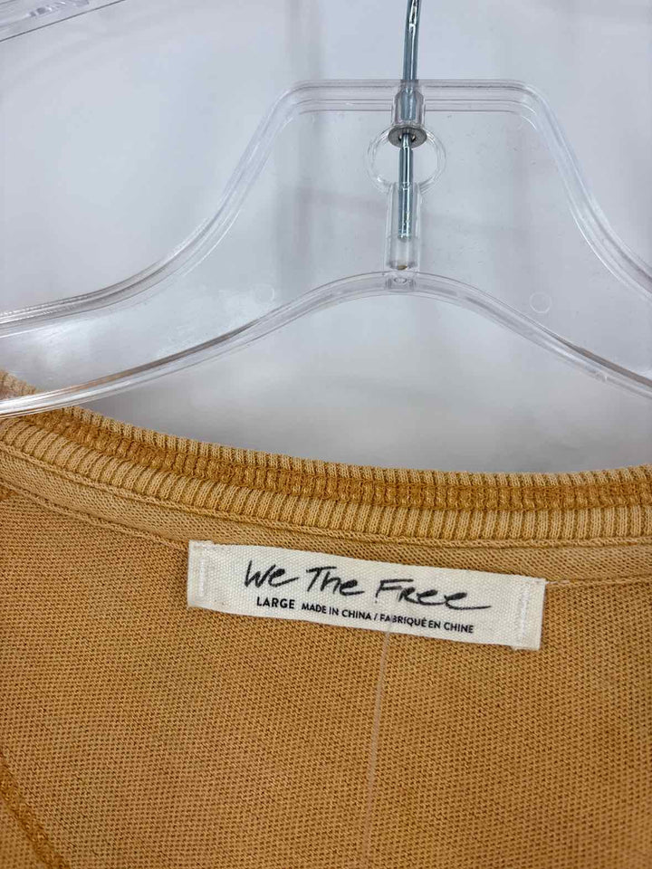 Size L WE THE FREE Mustard Shirt