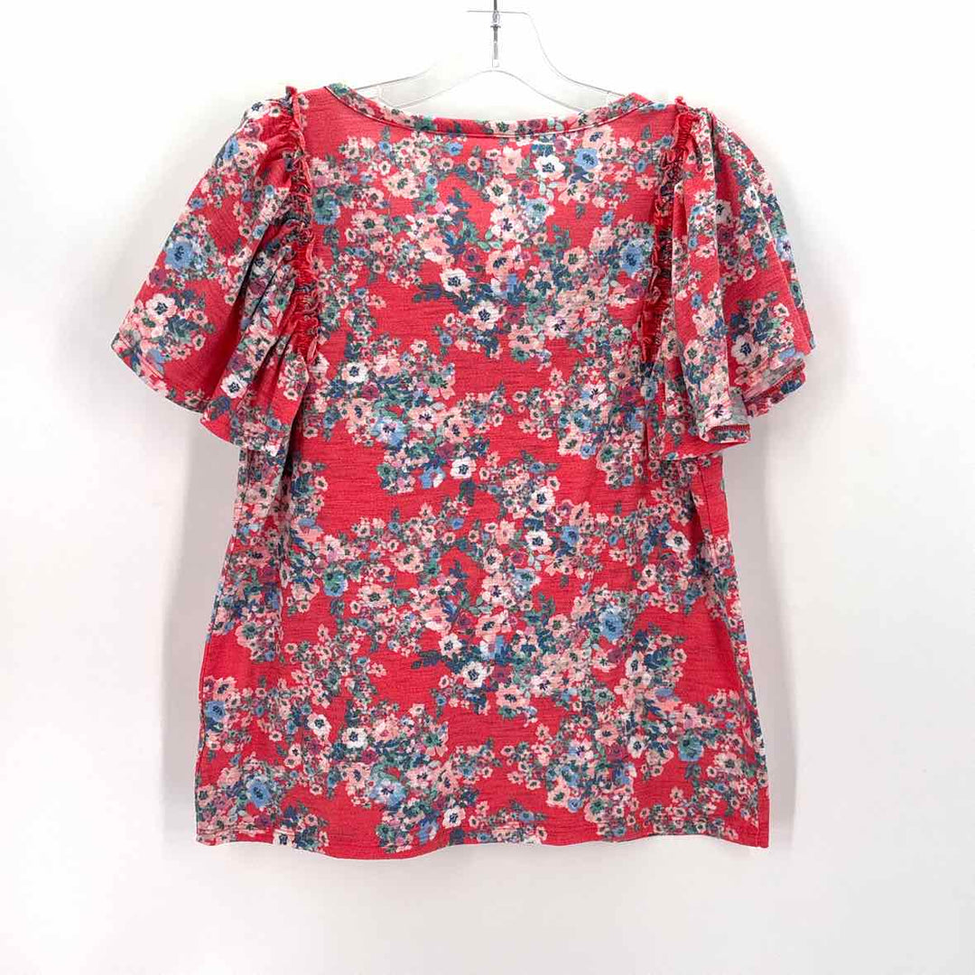 Size M LAUREN CONRAD Red Knit Shirt