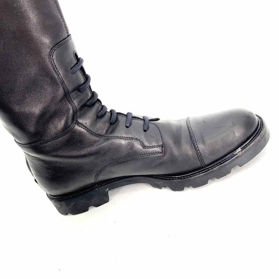 Shoe Size 9 Gucci Black Leather Luxury - Boots