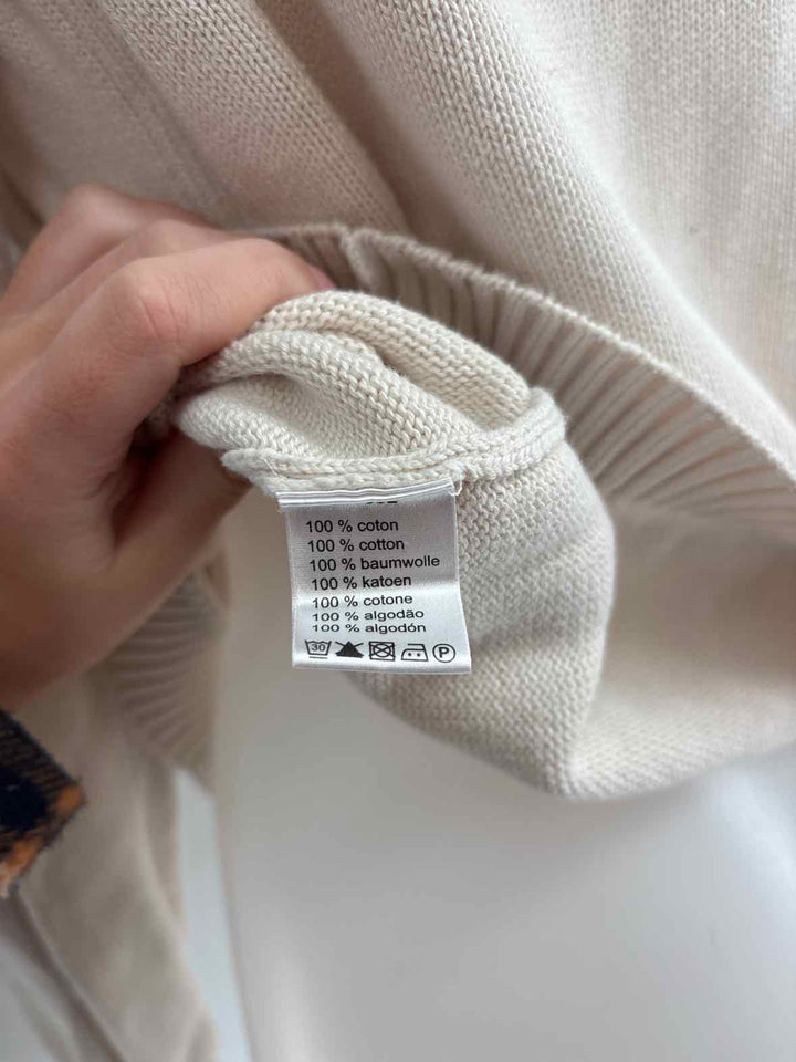 Size 44 Lacoste Cream Sweater