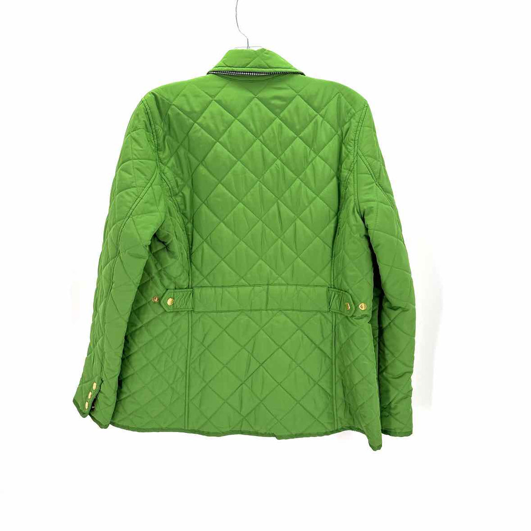 Size M CROWN & IVY Green Quilted Jacket