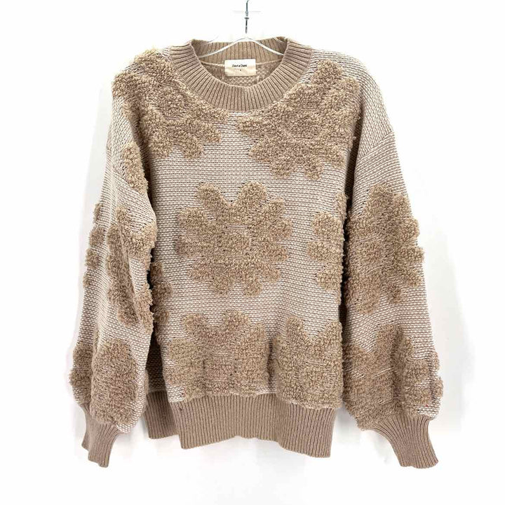 Size S DAVI & DANI Tan Sweater