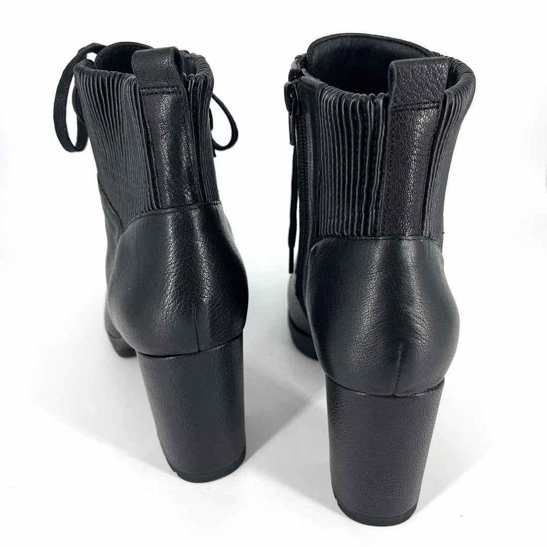 Shoe Size 10 CORSO COMO Black Leather Boots