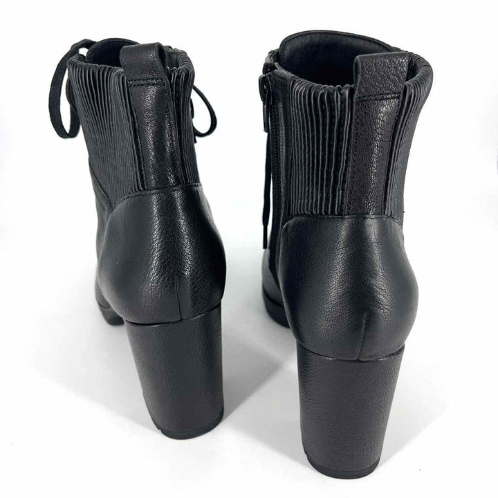 Shoe Size 10 CORSO COMO Black Leather Boots