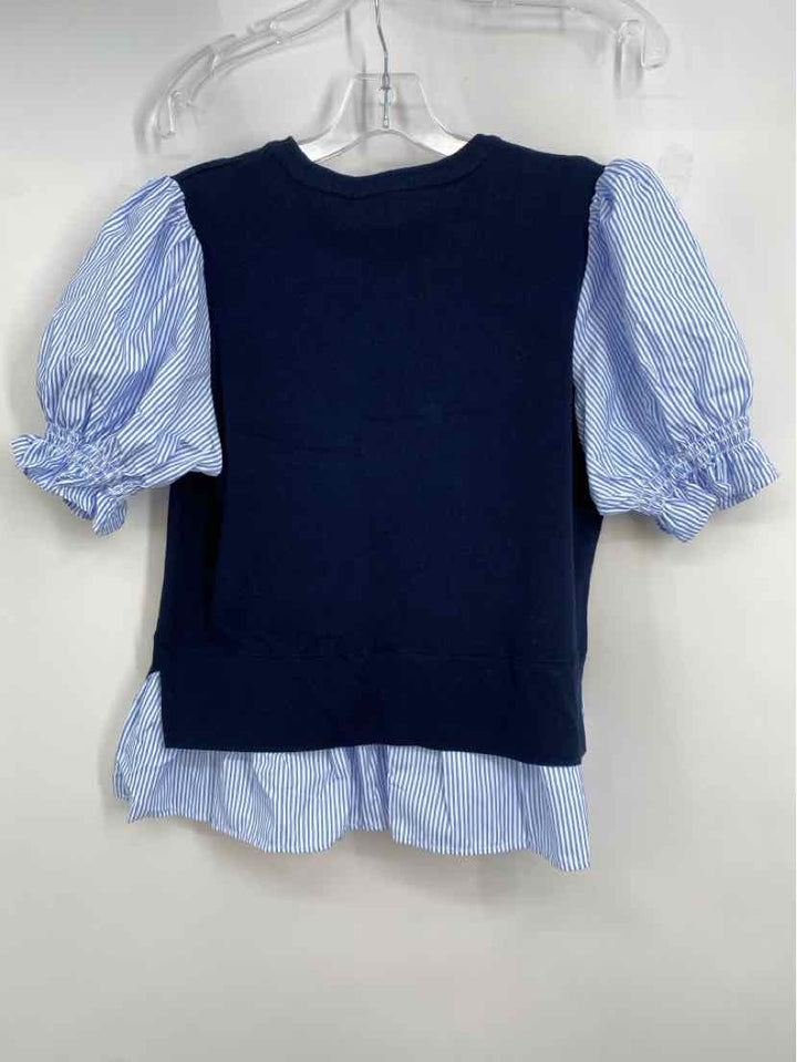 Size L NANETTE LEPORE Navy Sweater