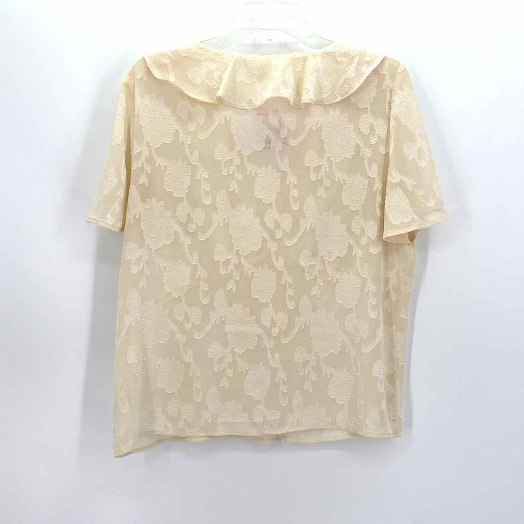 Size L PLEIONE Cream Shirt