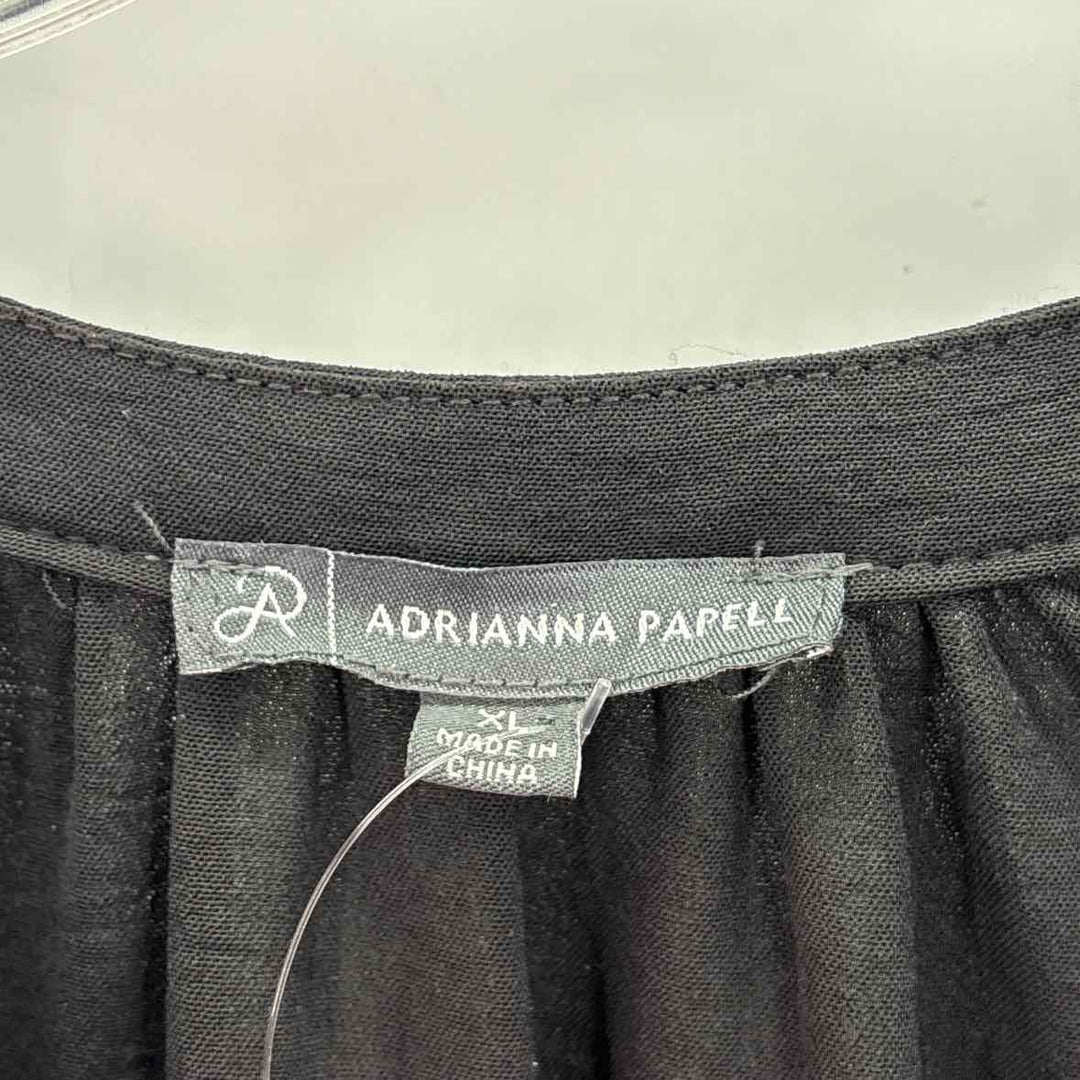 Size XL Adrianna Papell Black Shirt