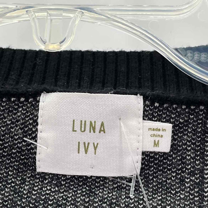 Size M Black/White Sweater