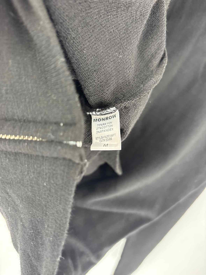 Size M MONROW Black Knit Cardigan