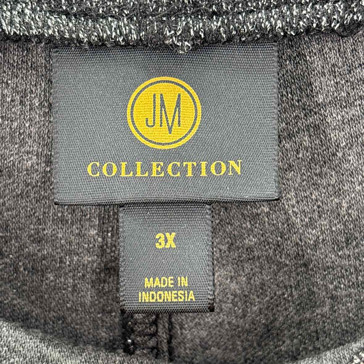 Size 3X JM COLLECTION Black Pants