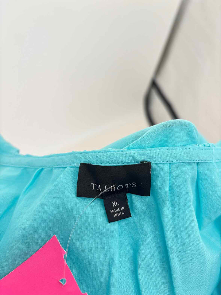 Size XL Talbots Blue Shirt