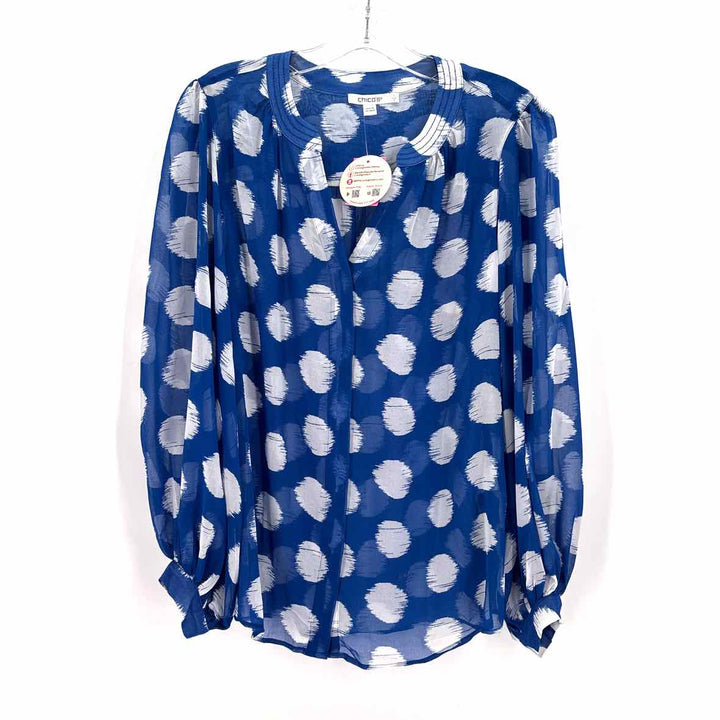 Size M Chico's Royal Blue Shirt