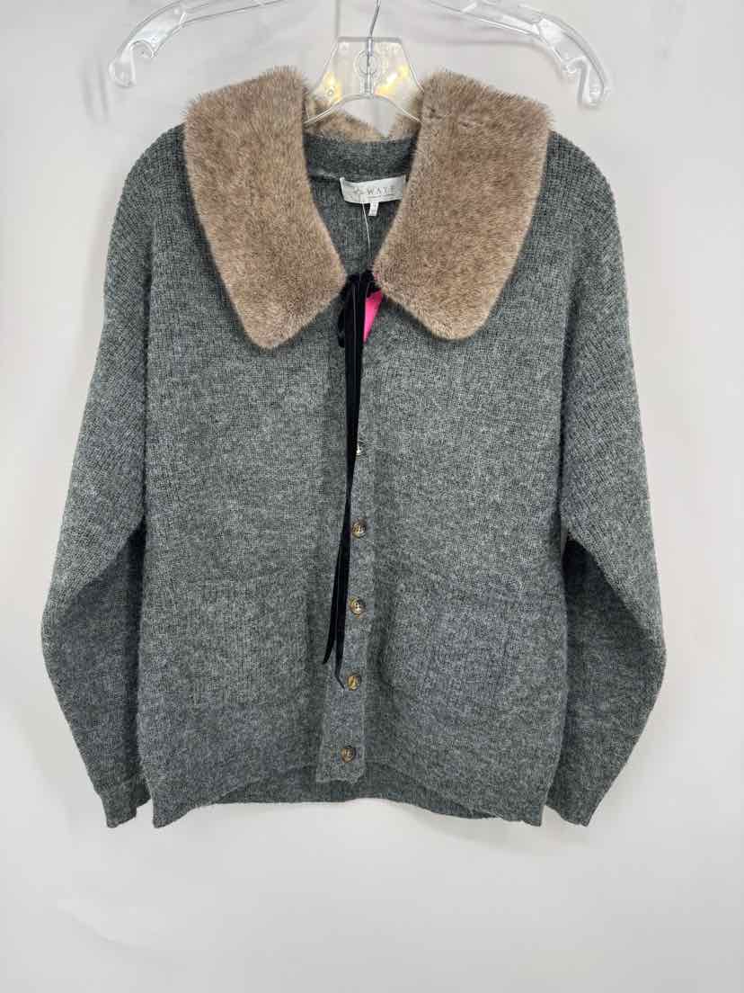 Size S wayf Gray Knit Cardigan