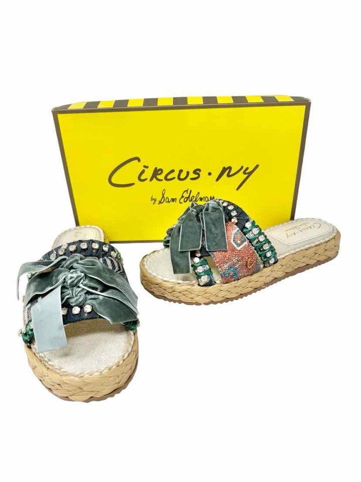 Shoe Size 8.5 Sam Edeleman Multi-Color Sandals