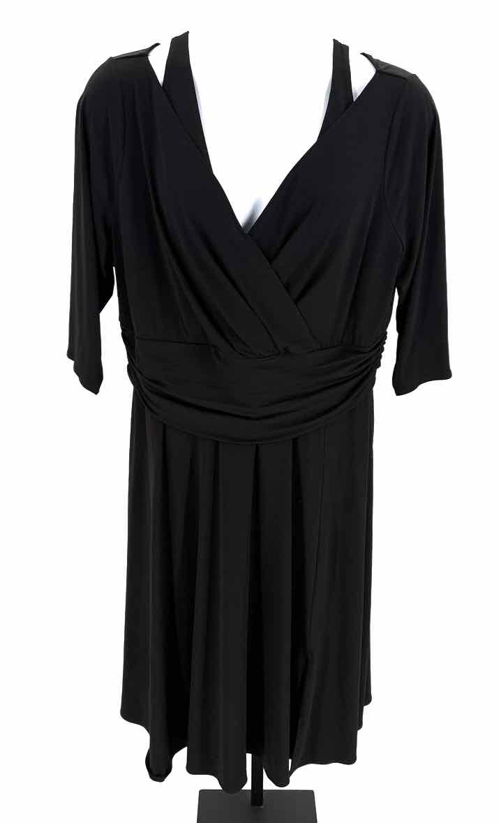 Size 22/24 LANE BRYANT Black Knit Dress