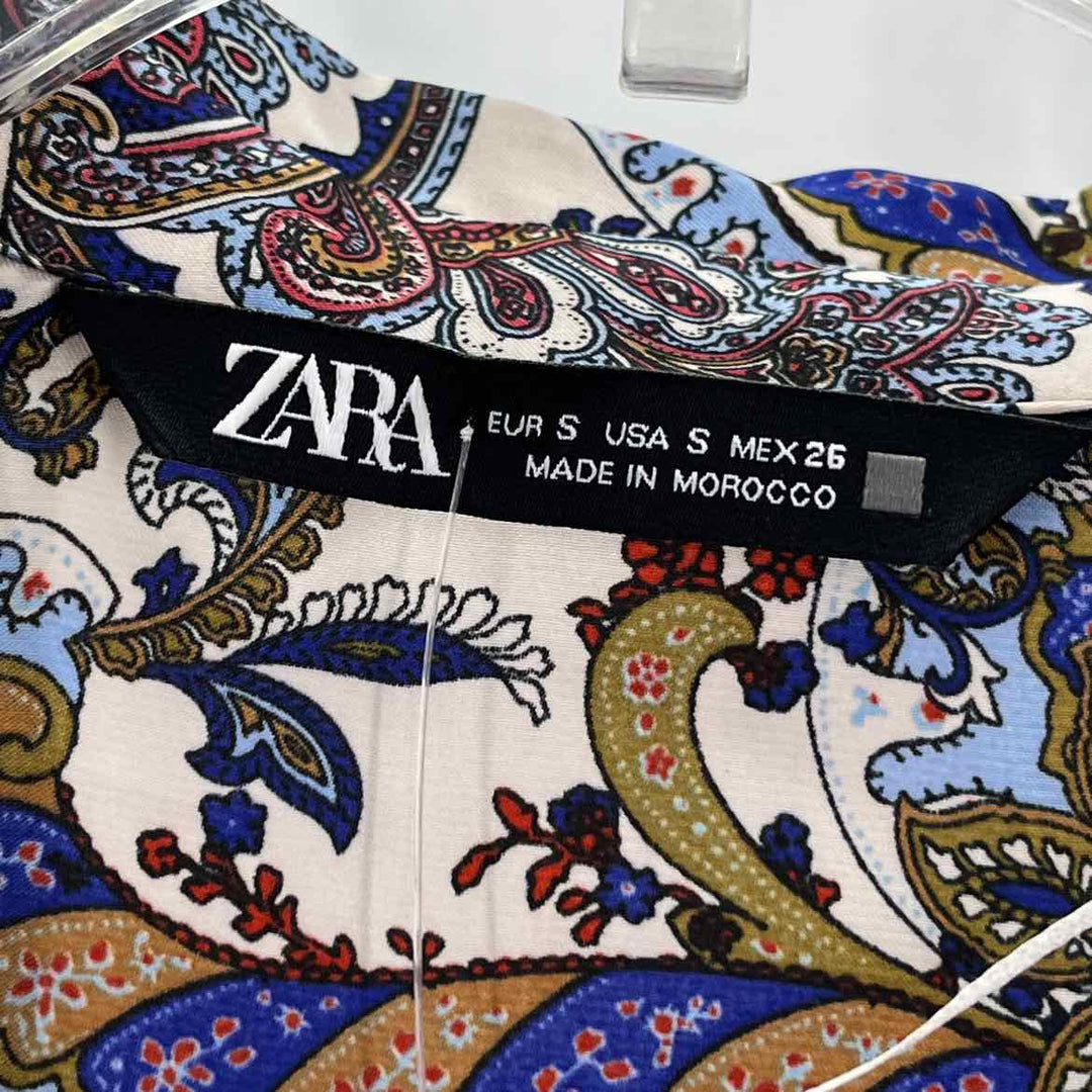 Size S ZARA Multi-Color Shirt