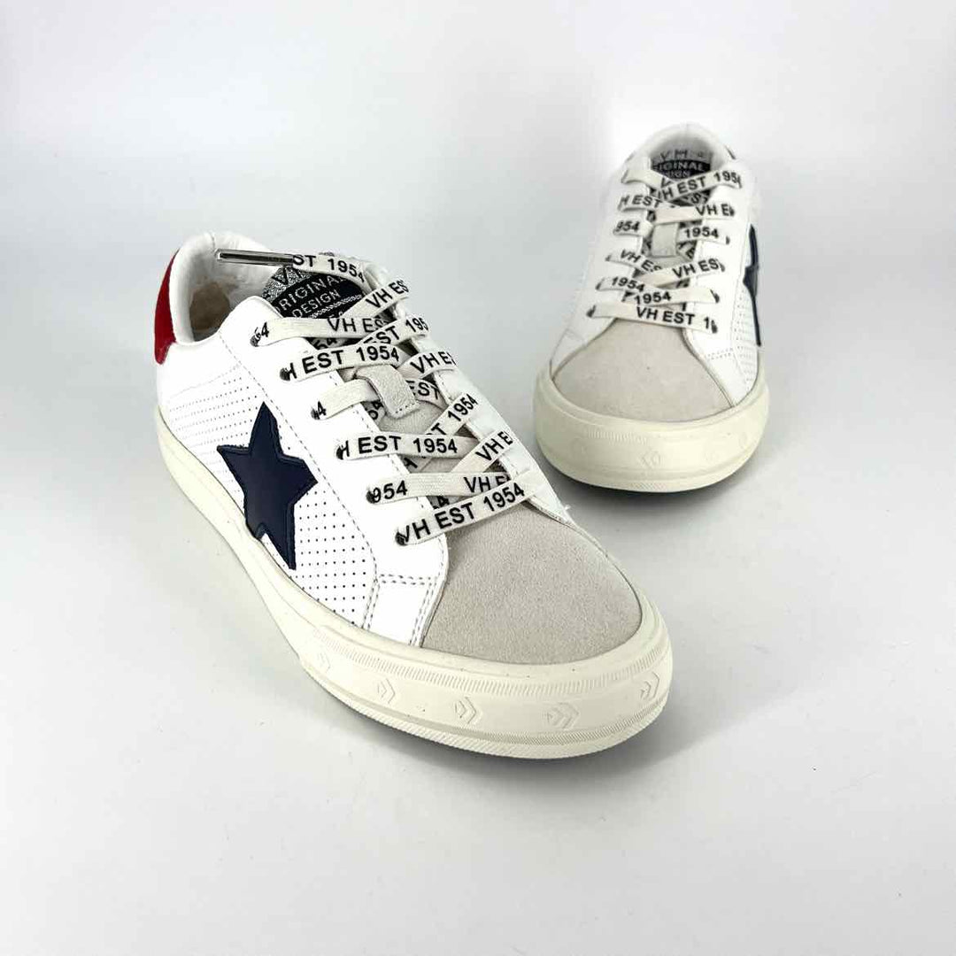 Shoe Size 5.5 VINTAGE HAVANA White Leather Sneakers