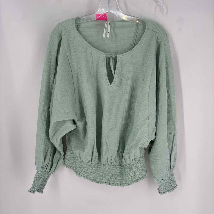 Size M Anthropologie Green Shirt