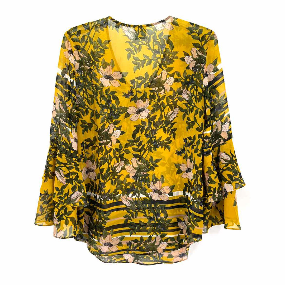 Size S CABI Yellow Shirt