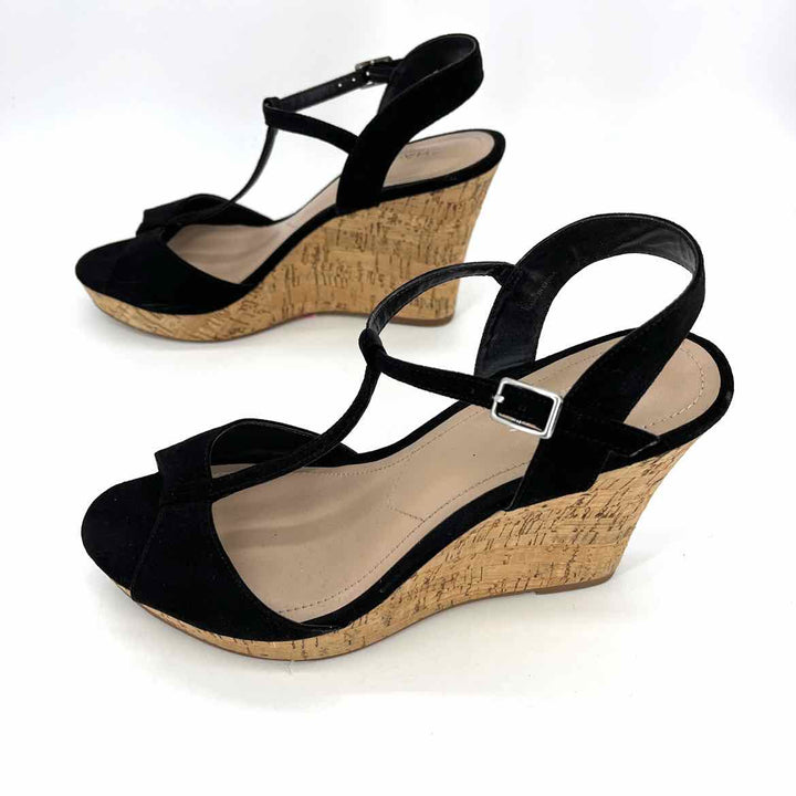 Shoe Size 10 CHARLES DAVID Black Sandals