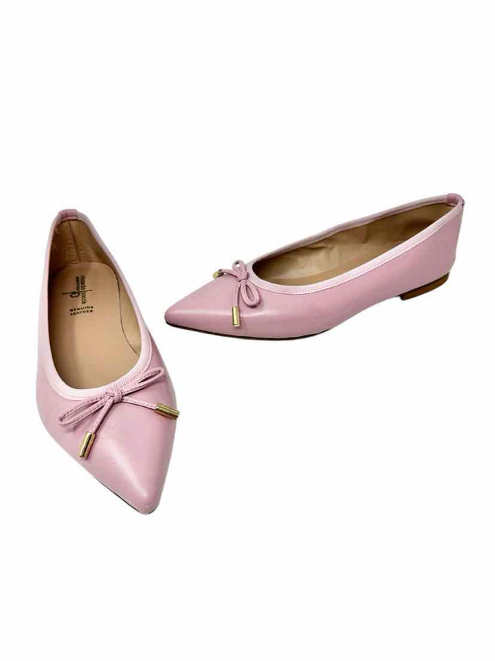 Shoe Size 40 Pink Leather Flats