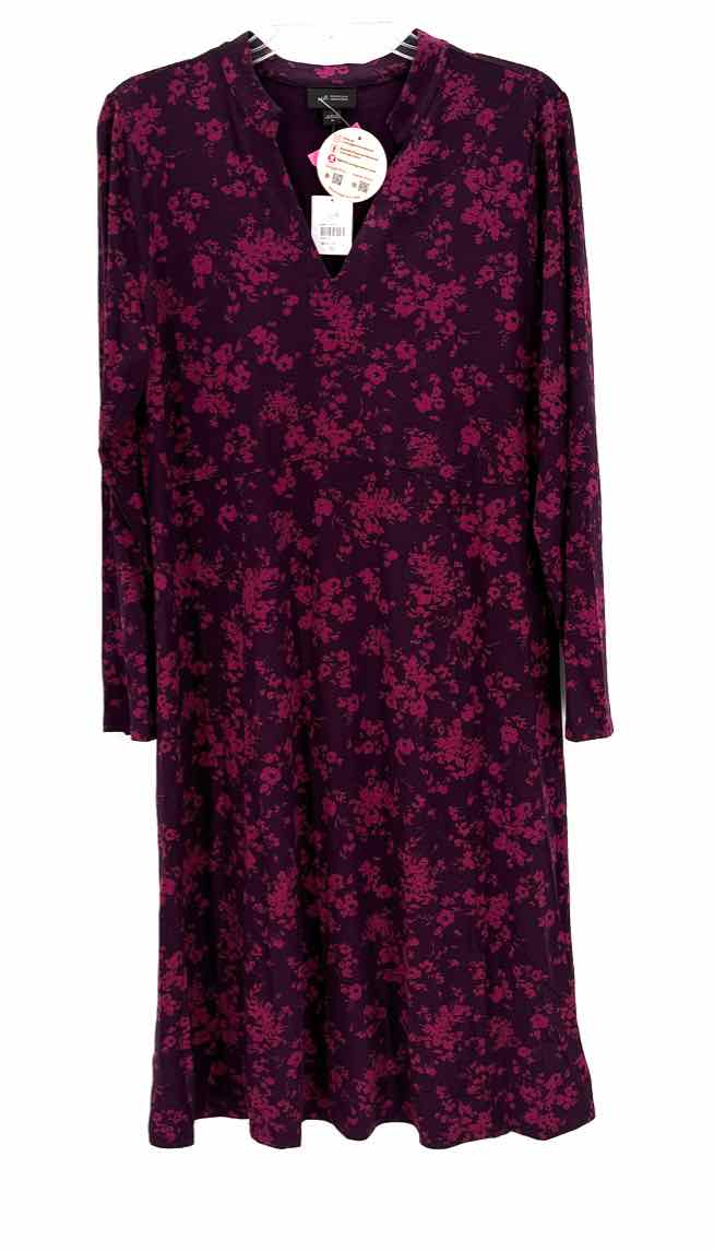 Size M J JILL Plum Dress