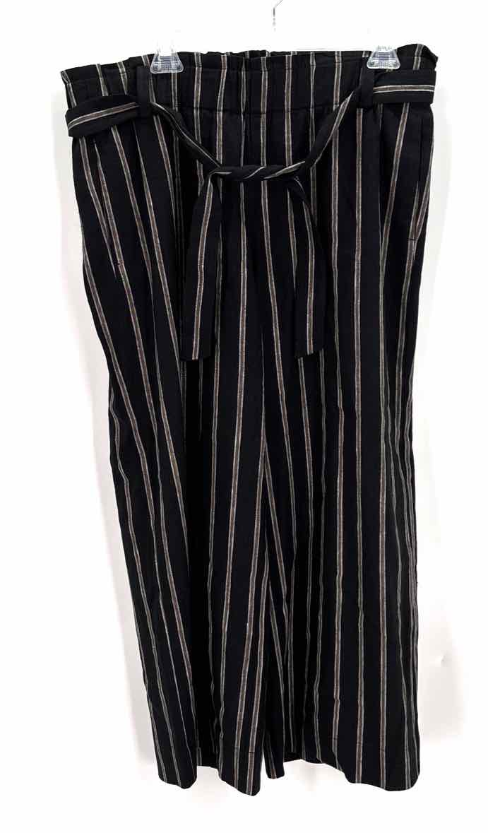 Size M J JILL Black Print Pants