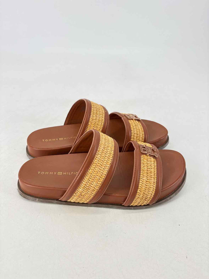 Shoe Size 9 TOMMY HILFIGER Brown Sandals