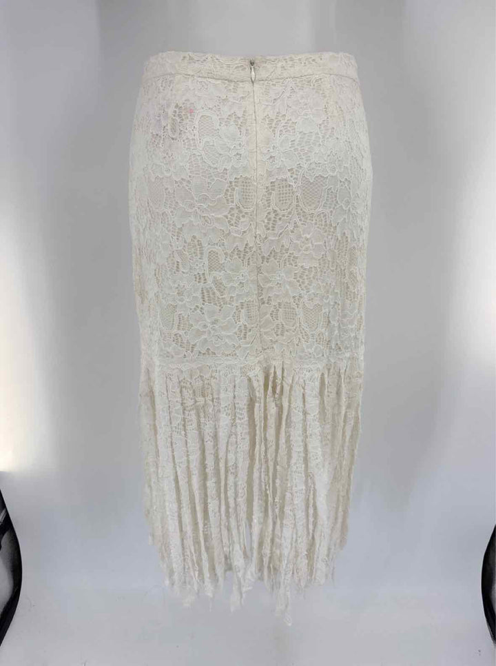 Size M ALEXIS Cream Skirt