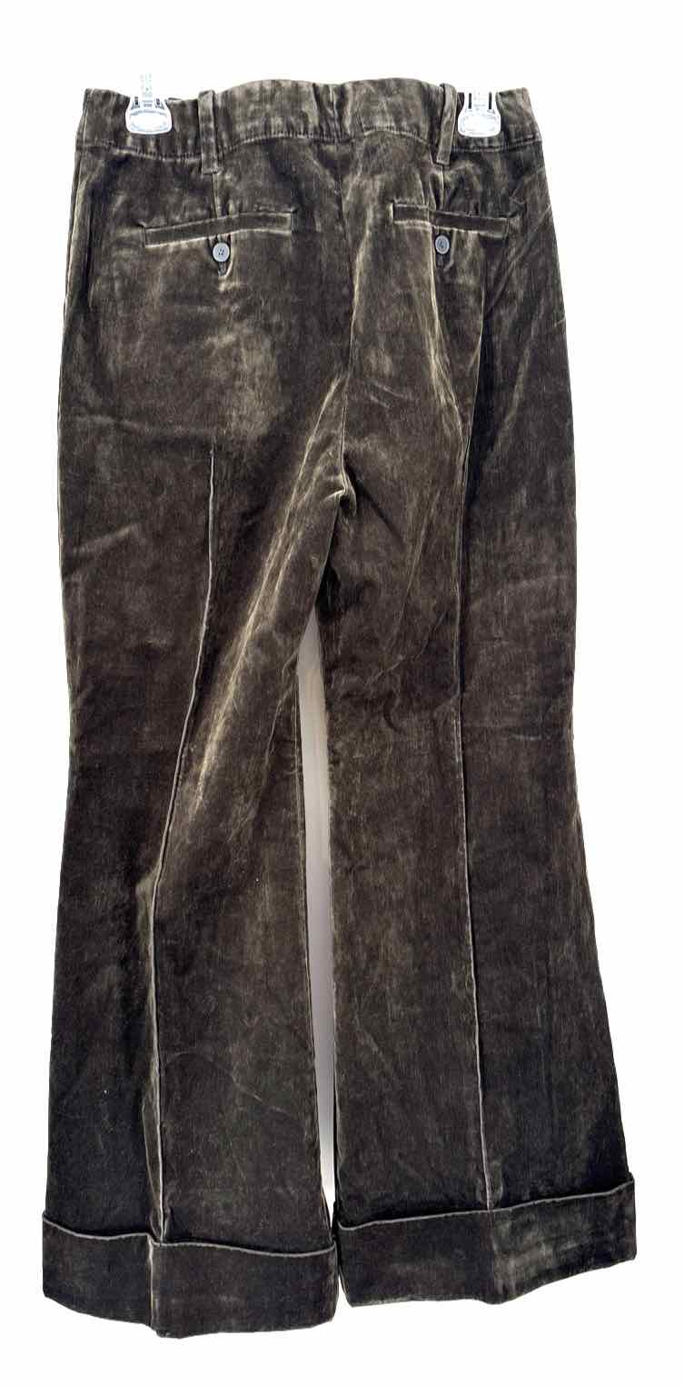 Size 6 Banana Republic Olive Velour Pants
