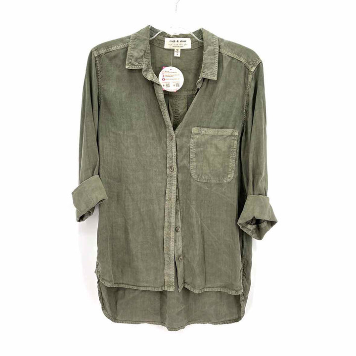 Size M CLOTH & STONE Olive Shirt