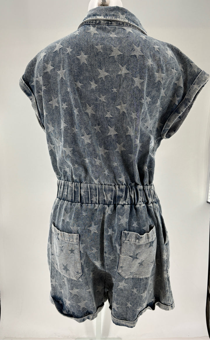 Size M Denim Romper