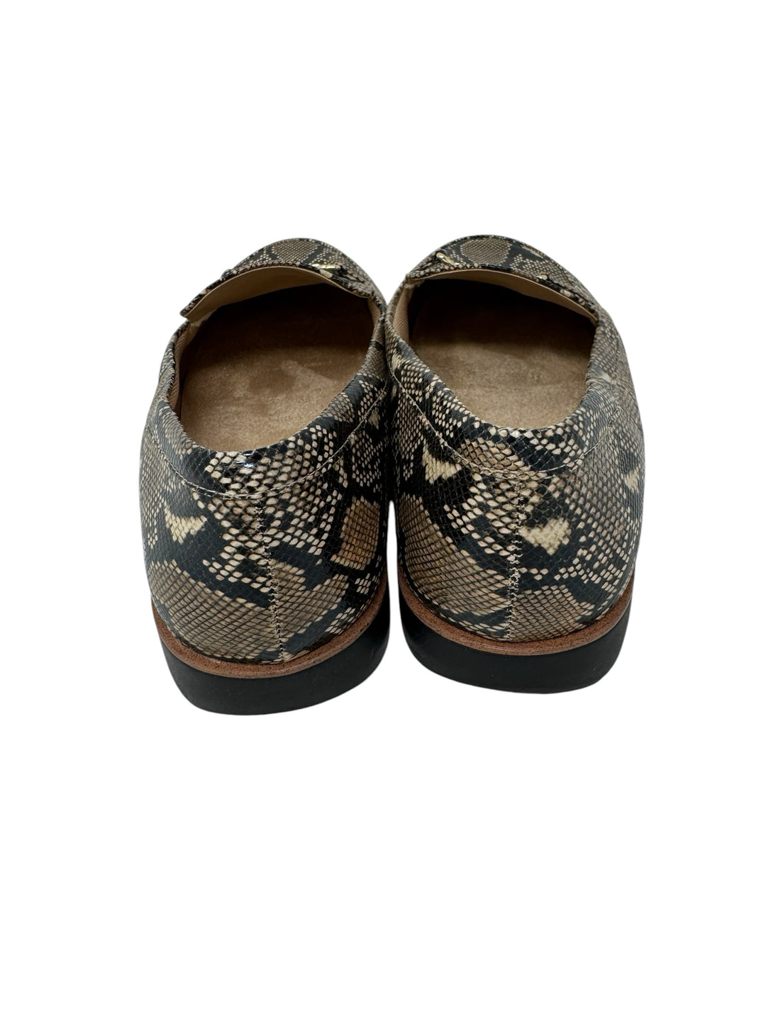 Shoe Size 8 LIFESTRIDE Brown Print Loafers