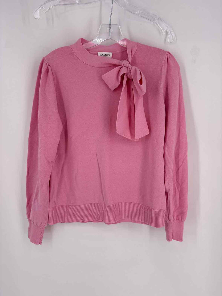 Size S SUGARLIPS Pink Sweater