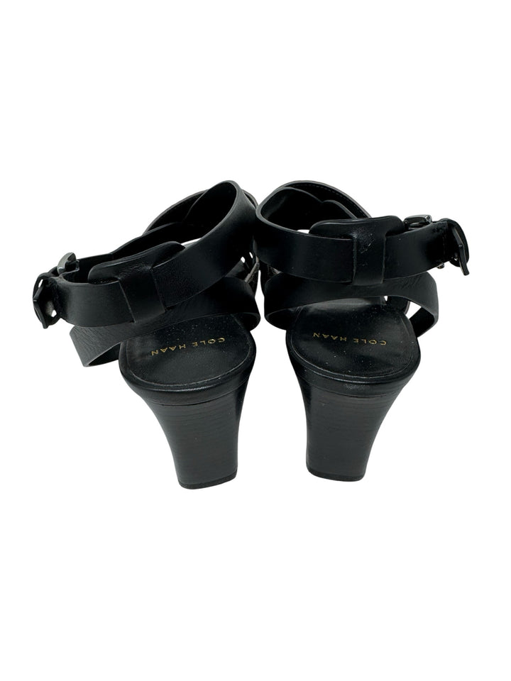 Shoe Size 7 Cole Haan Black Leather Sandals