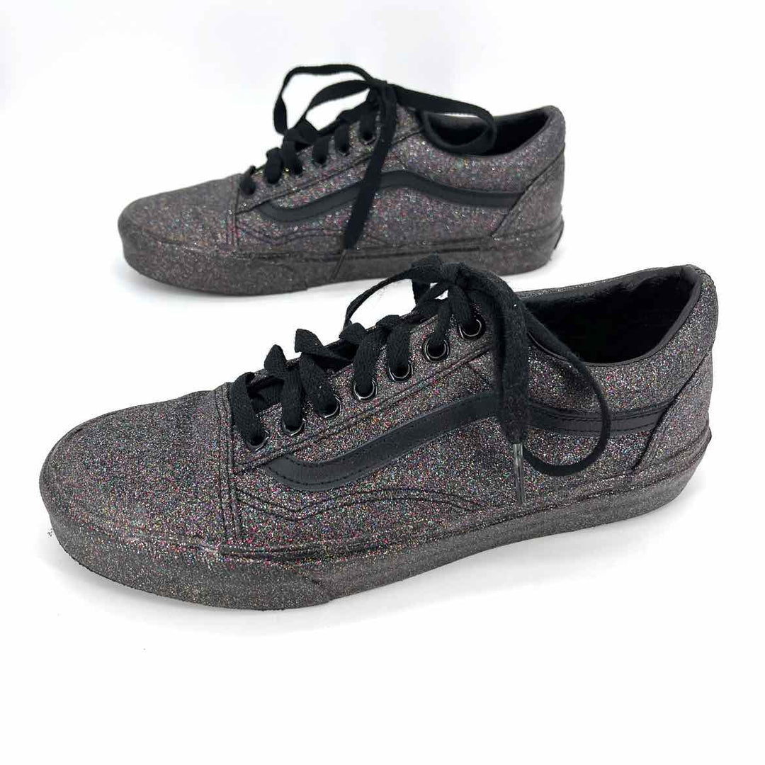 Shoe Size 8.5 Vans Black Canvas Sneakers