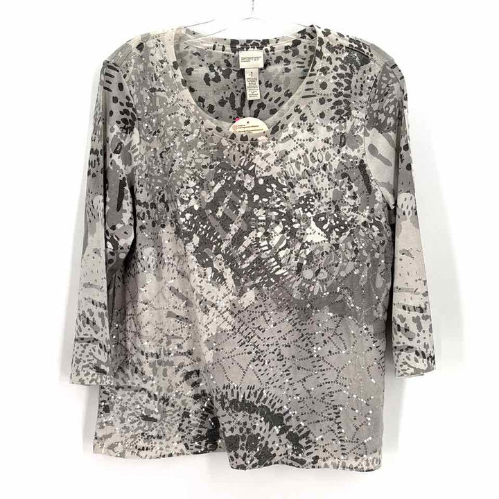 Size M Chico's Gray Shirt