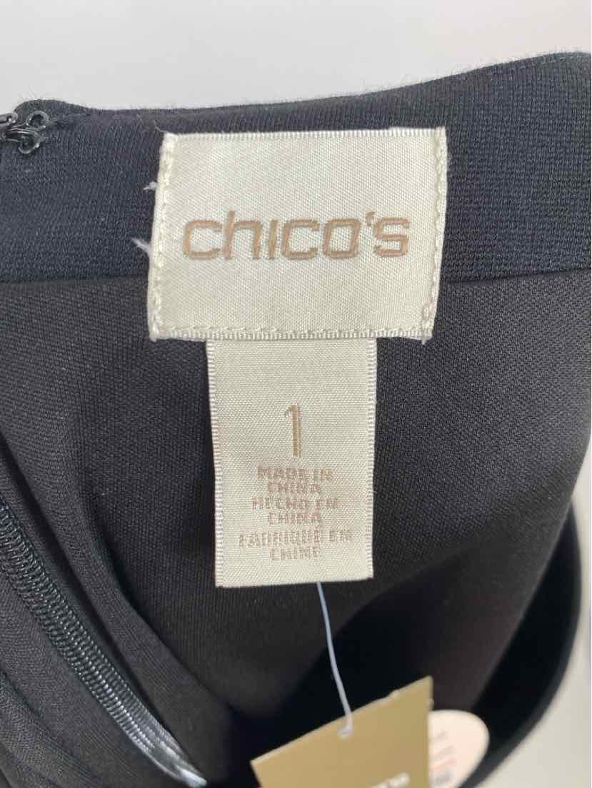 Size M Chico's Black Dress