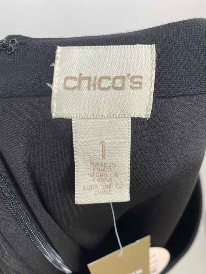Size M Chico's Black Dress