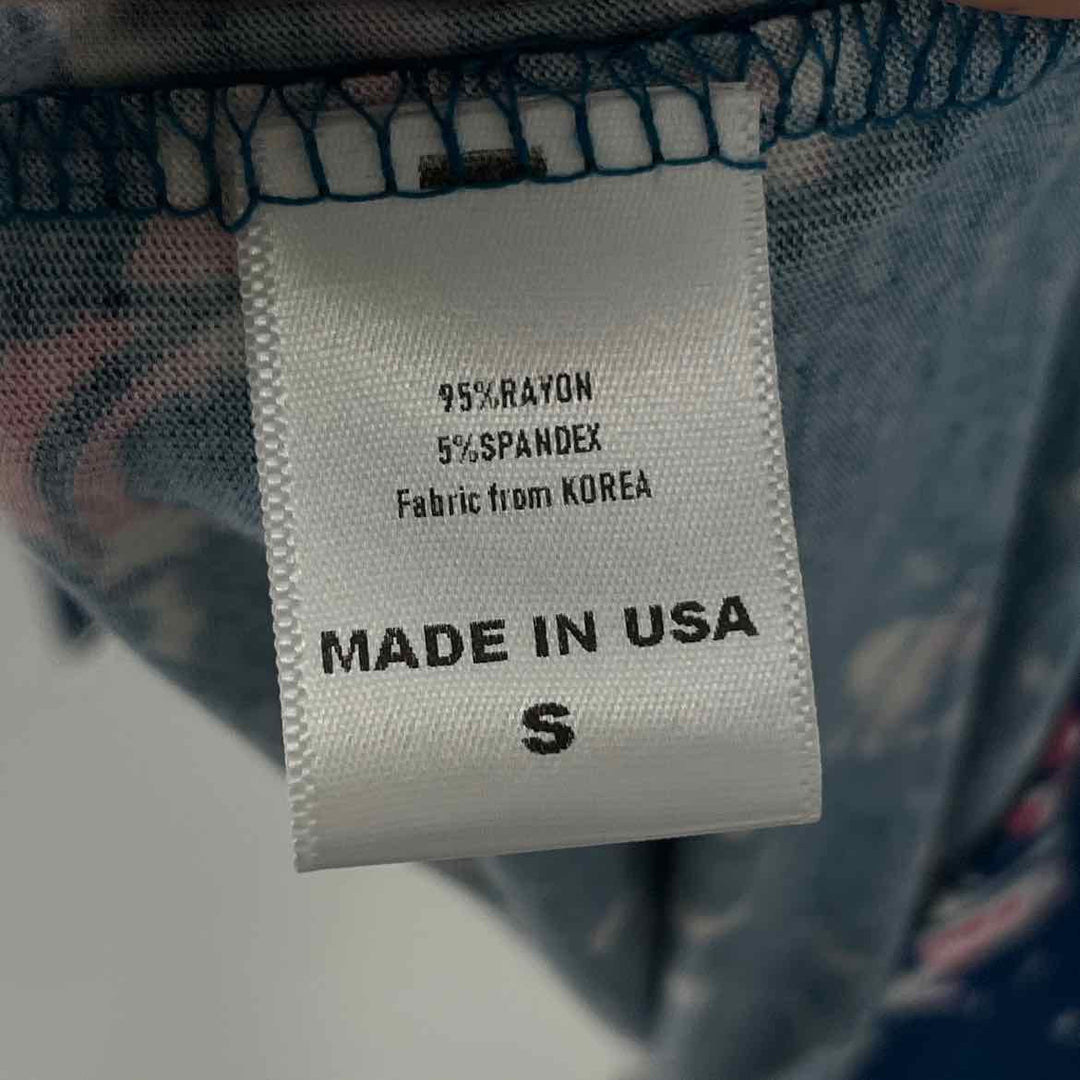 Size S Blue Print Dress