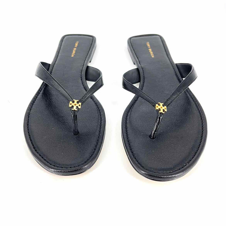 Shoe Size 9 Tory Burch Black Leather Sandals