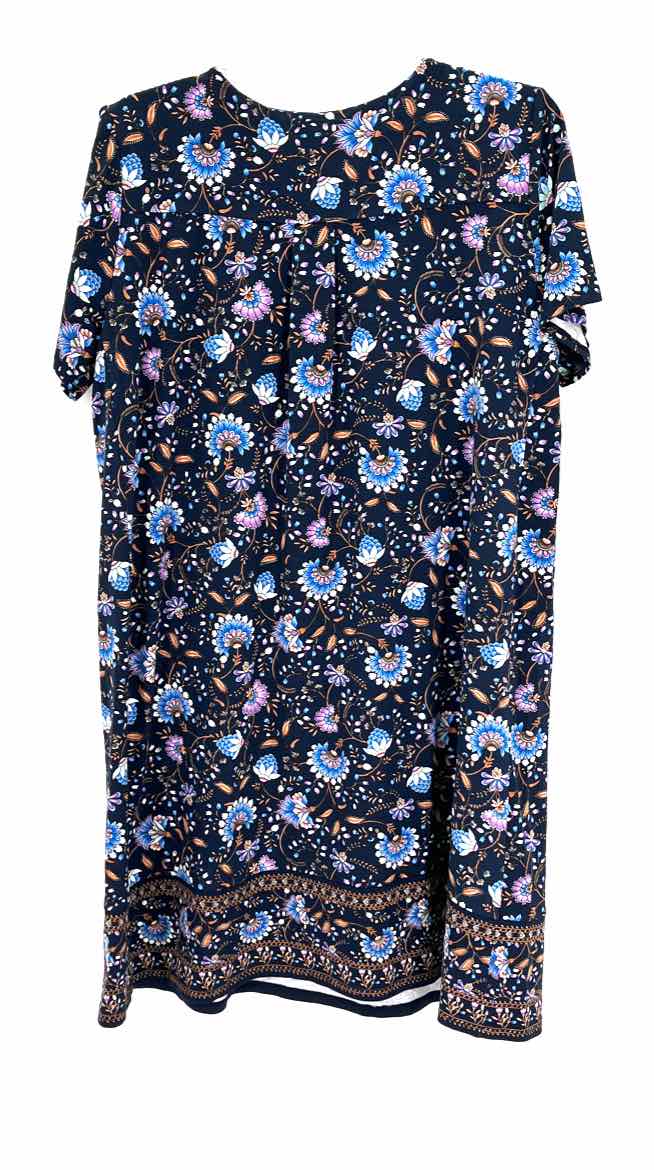 Size L J JILL Navy Shirt