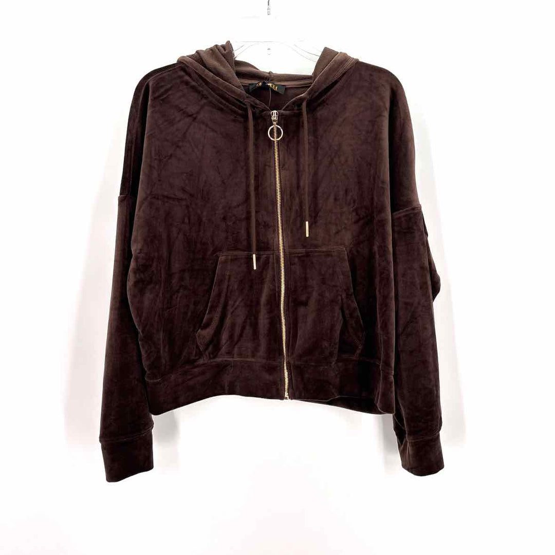 Size L Brown Velour 2 PC Dress