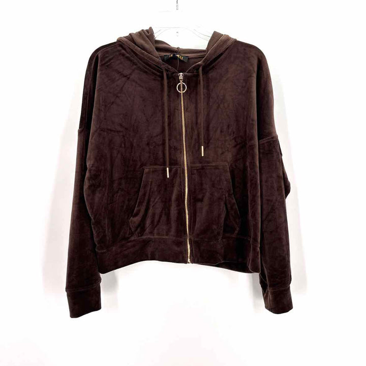Size L Brown Velour 2 PC Dress