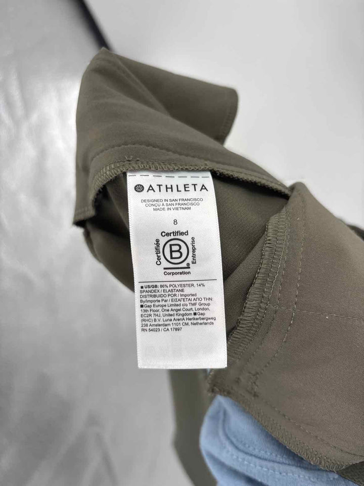 Size 8 Athleta Olive Pants